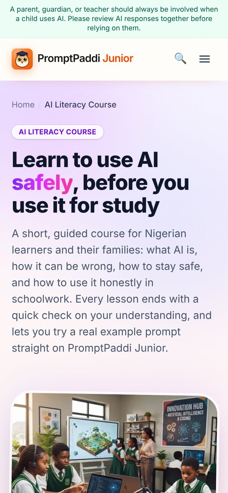The AI Literacy Course